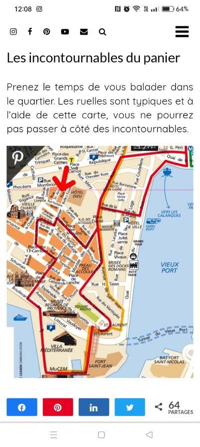 Cosy 40M2 City Center 'Le Panier' 마르세유 외부 사진